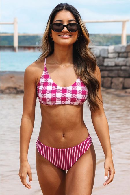 Kamoni Bikini Imprimé Écossais