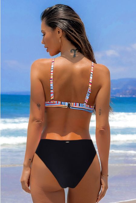 Kamoni Bikini Imprimé Rayé